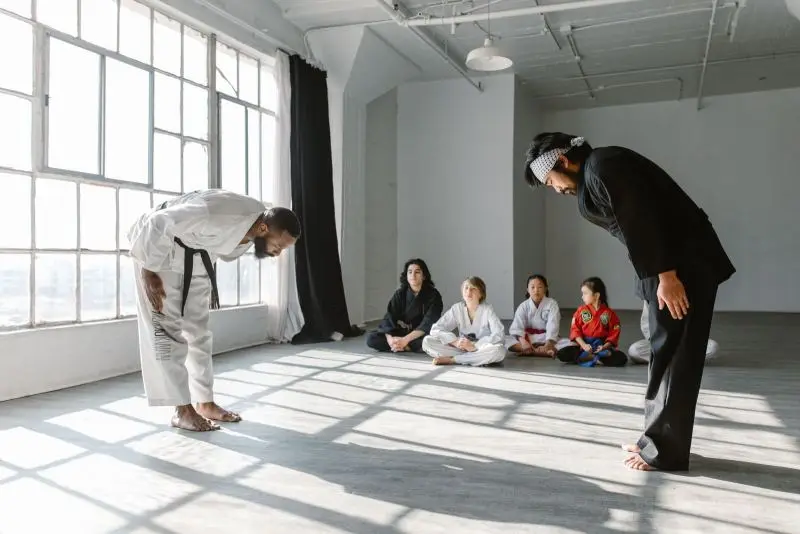 Dojo respect — bow